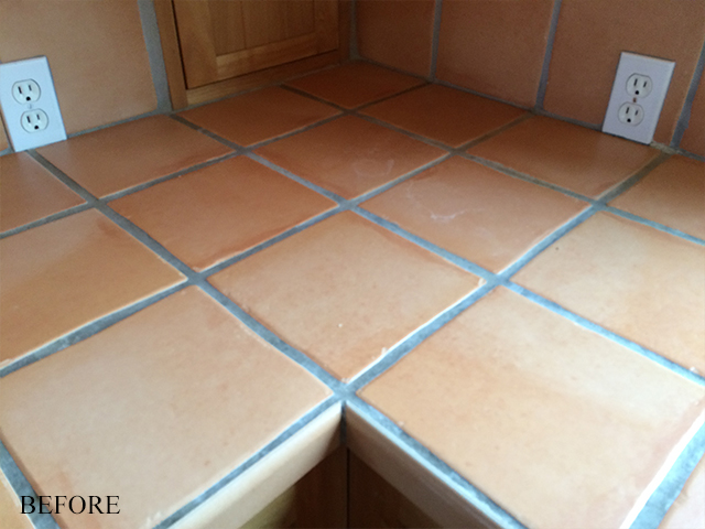 Tile and Grout Countertop