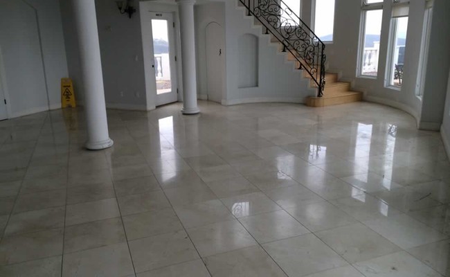 Marble Floor Before Restoration