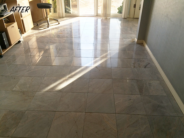 Marble Floor Lippage Removed