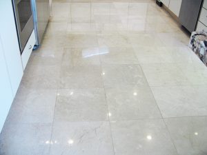 Kitchen Marble Floor Damaged Finish